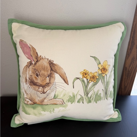 Pottery Barn Other - Pottery Barn Easter Bunny Spring Decorative Pillow